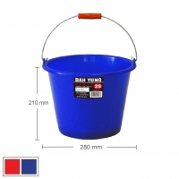WBST28 28CM耐衝級水桶(藍/紅)